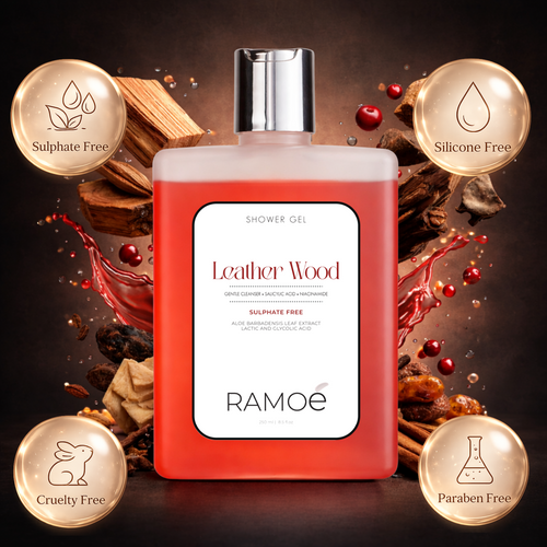 Leather Wood Shower Gel