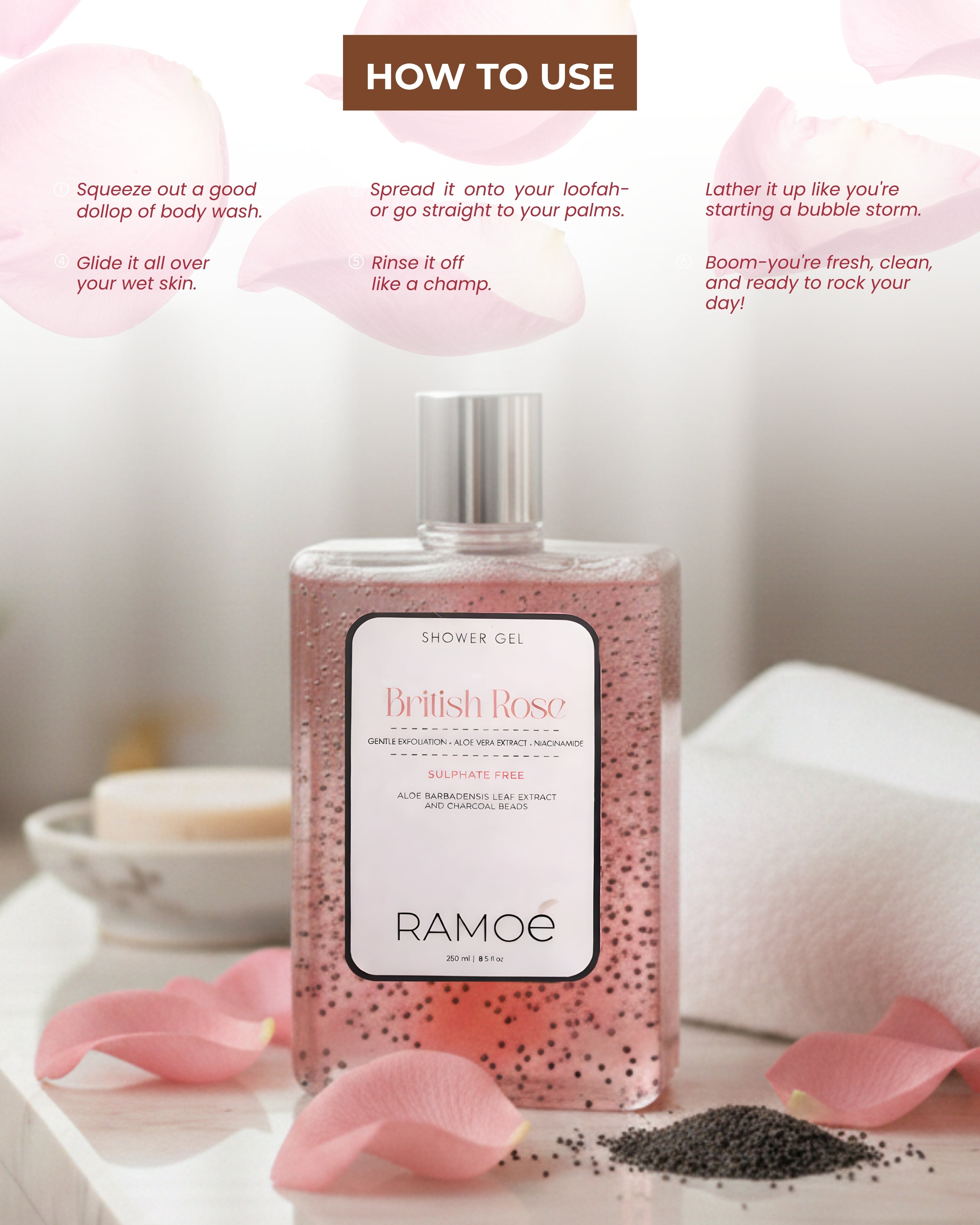 British Rose Shower Gel