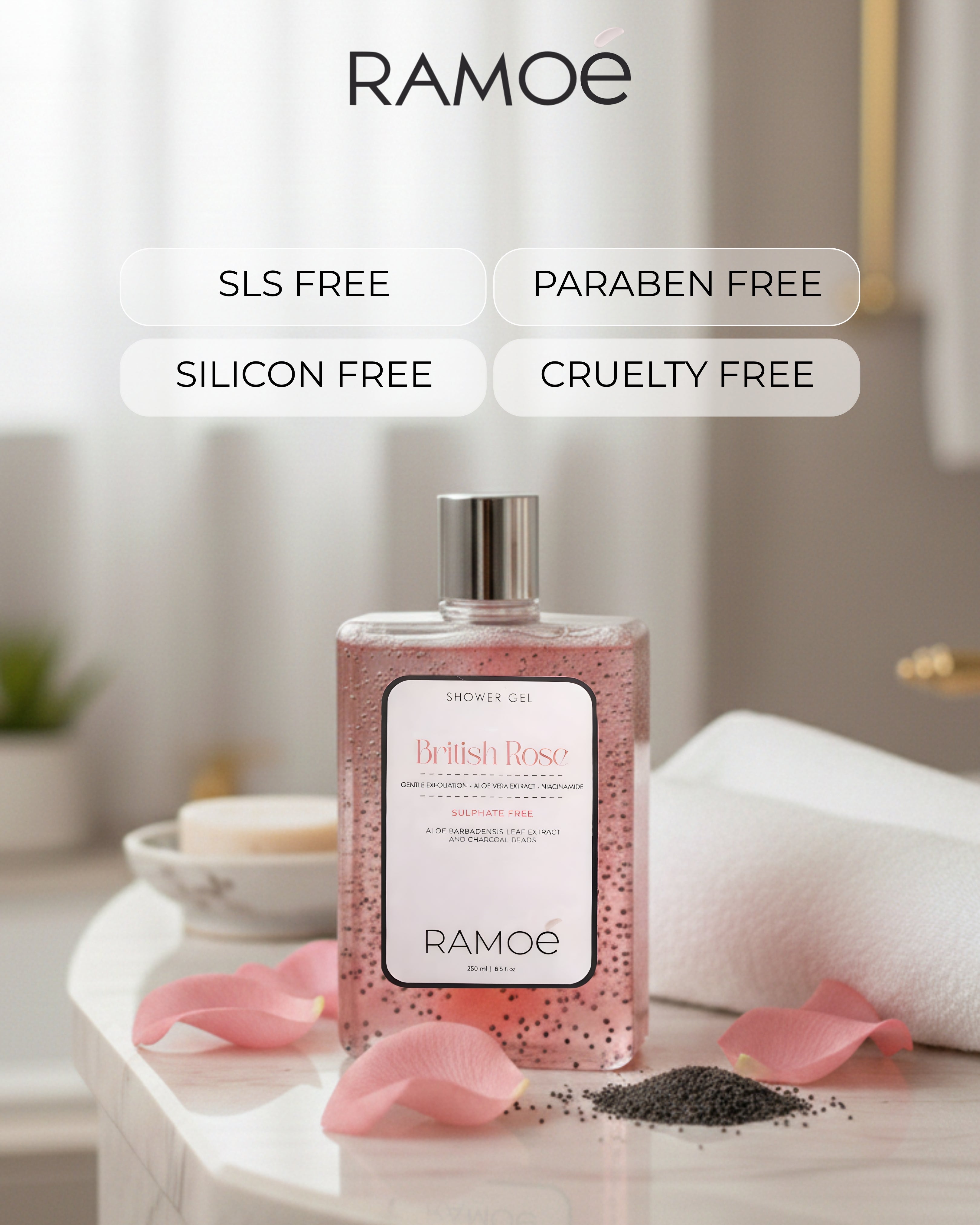 British Rose Shower Gel